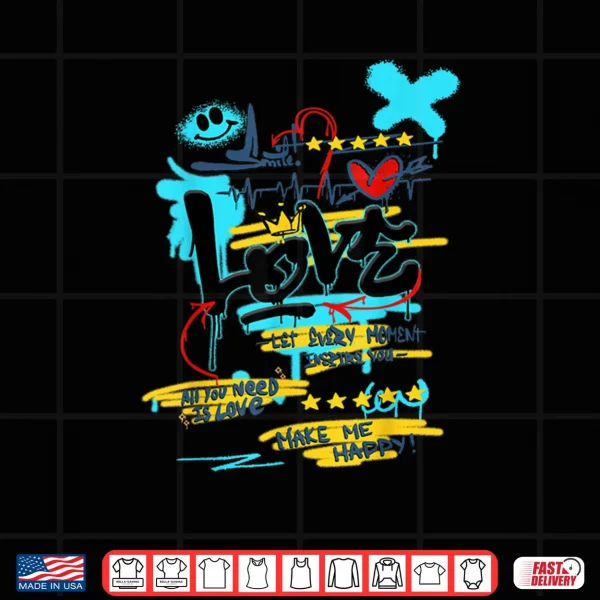 Design Happy Love Beats Tee Gamma Blue 11s Outfits Matching Shirt