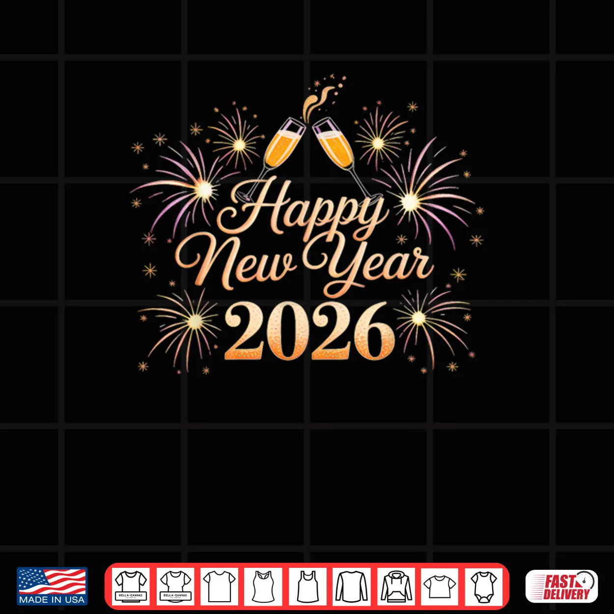 Happy New Year 2026 Party Shirt Happy New Year 2026 Party Shirt