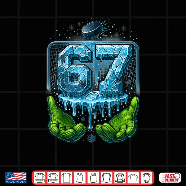 Design Hockey 67 Six Seven Gen Alpha Meme Drip Shirt