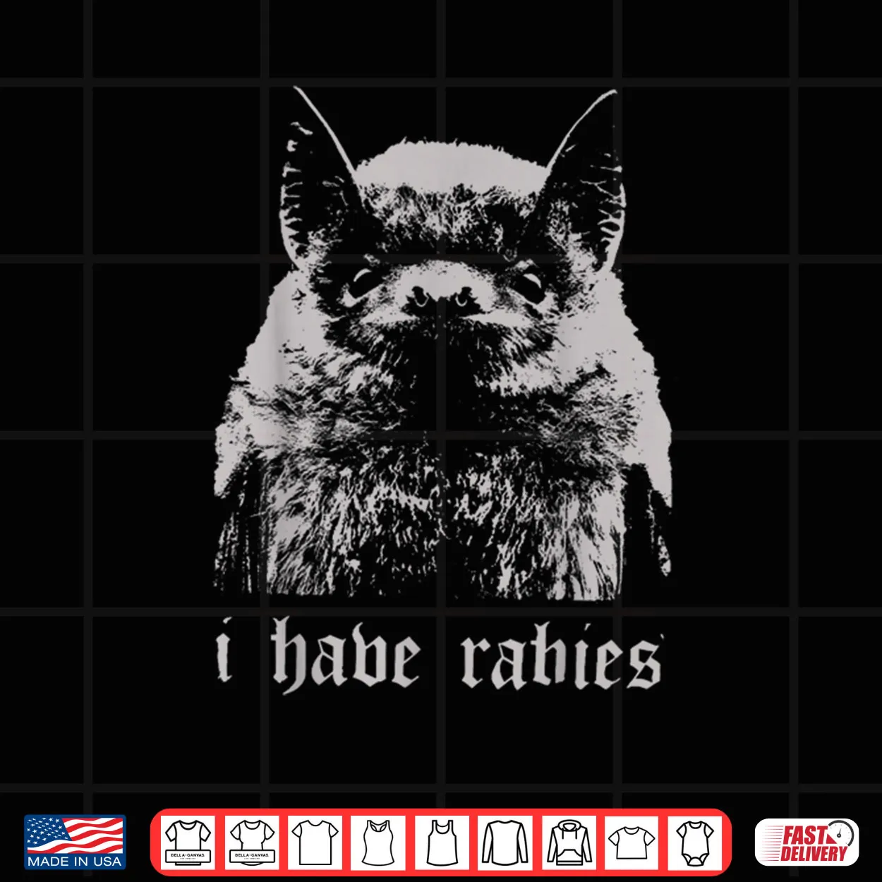 I Have Rabies Bat Funny Meme Quotes Shirt I Have Rabies Bat Funny Meme Quotes Shirt