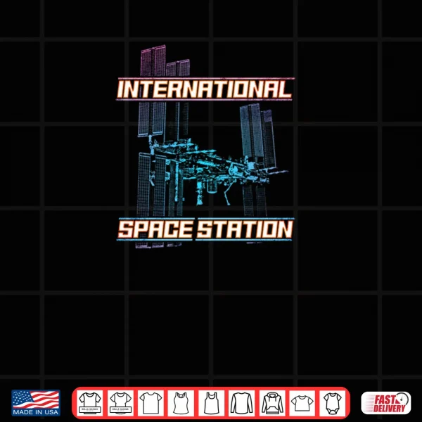ISS International Space Station Spaceflight Science Shirt 3 Design ISS International Space Station Spaceflight Science Shirt