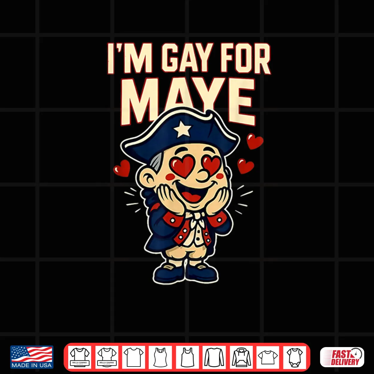 I’m Gay For Maye Funny Hearts Mascot Shirt I’m Gay For Maye Funny Hearts Mascot Shirt