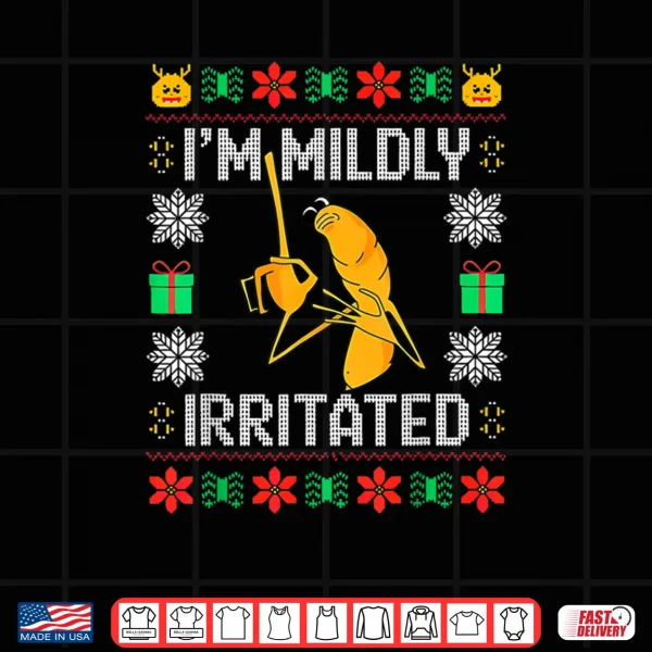I'm Mildly Irritated Marcus The Worm Christmas Meme Shirt 3 Design Im Mildly Irritated Marcus The Worm Christmas Meme Shirt 1