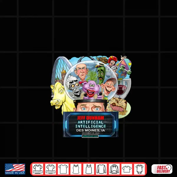 Design Jeff Dunham Des Moines IA 2025 Shirt
