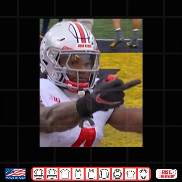 Design Jeremiah Smith Flips Off Michigan Fan Football Shirt 1