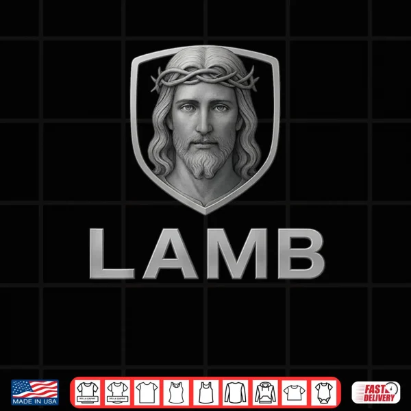 Design Jesus as The Lamb Iconic Christian Image Shirt