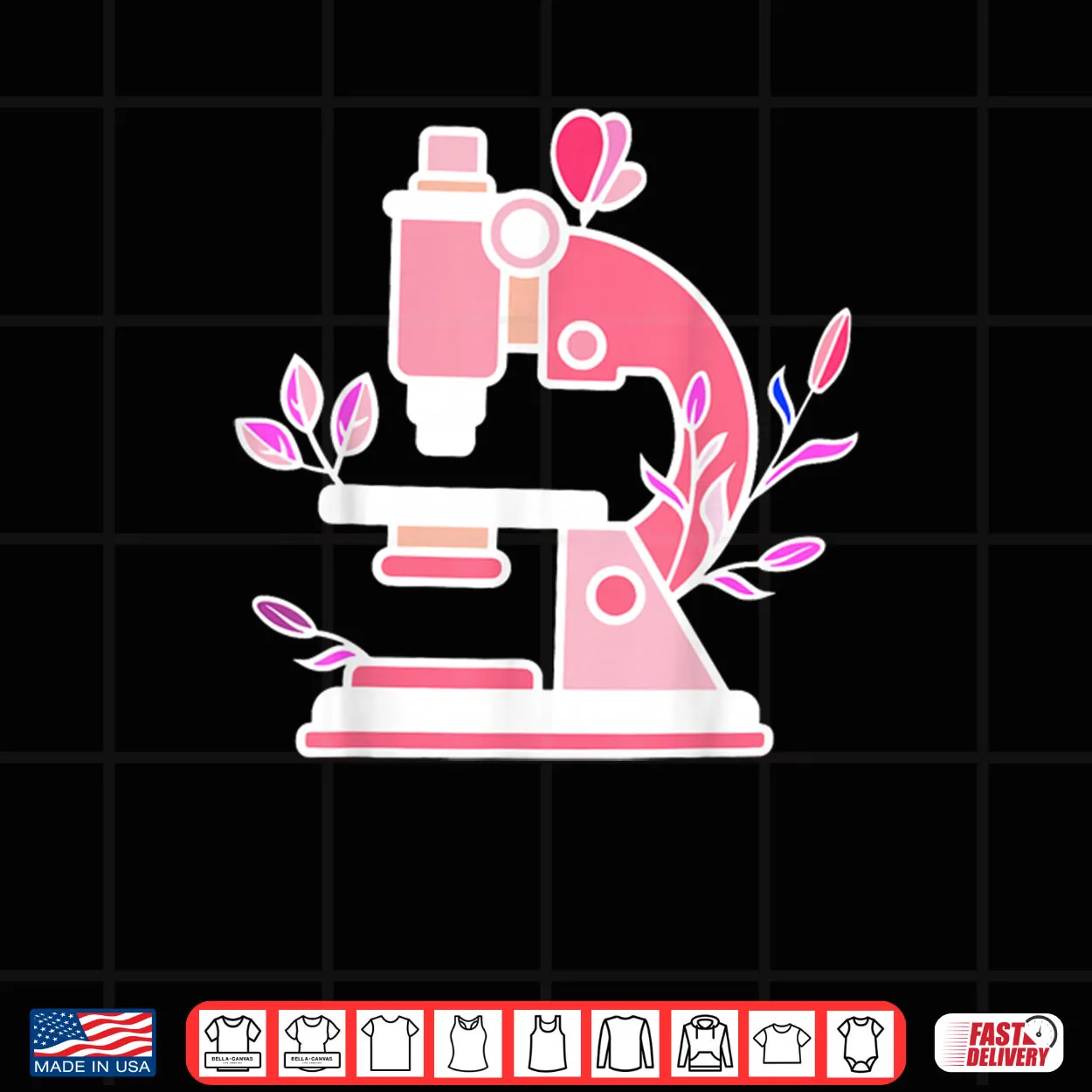 Lab Science Floral Microscope Biologist Science Valentines Shirt Lab Science Floral Microscope Biologist Science Valentines Shirt