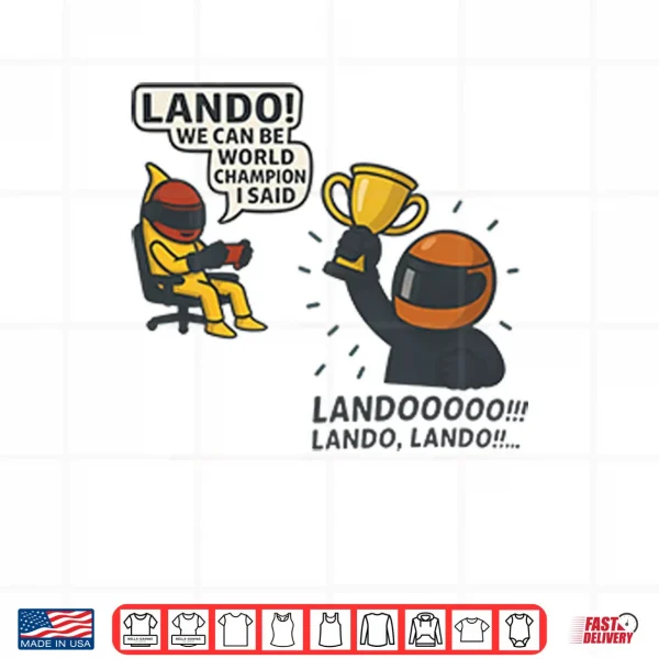 Design Lando Norris World Champion Meme Shirt