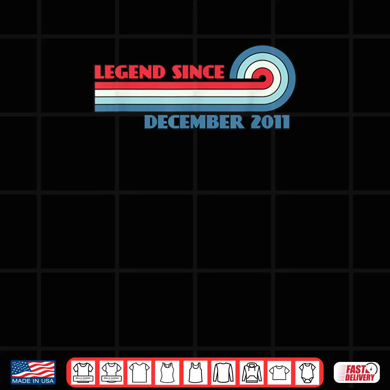 Legend Since December 2011 Shirt Legend Since December 2011 Shirt