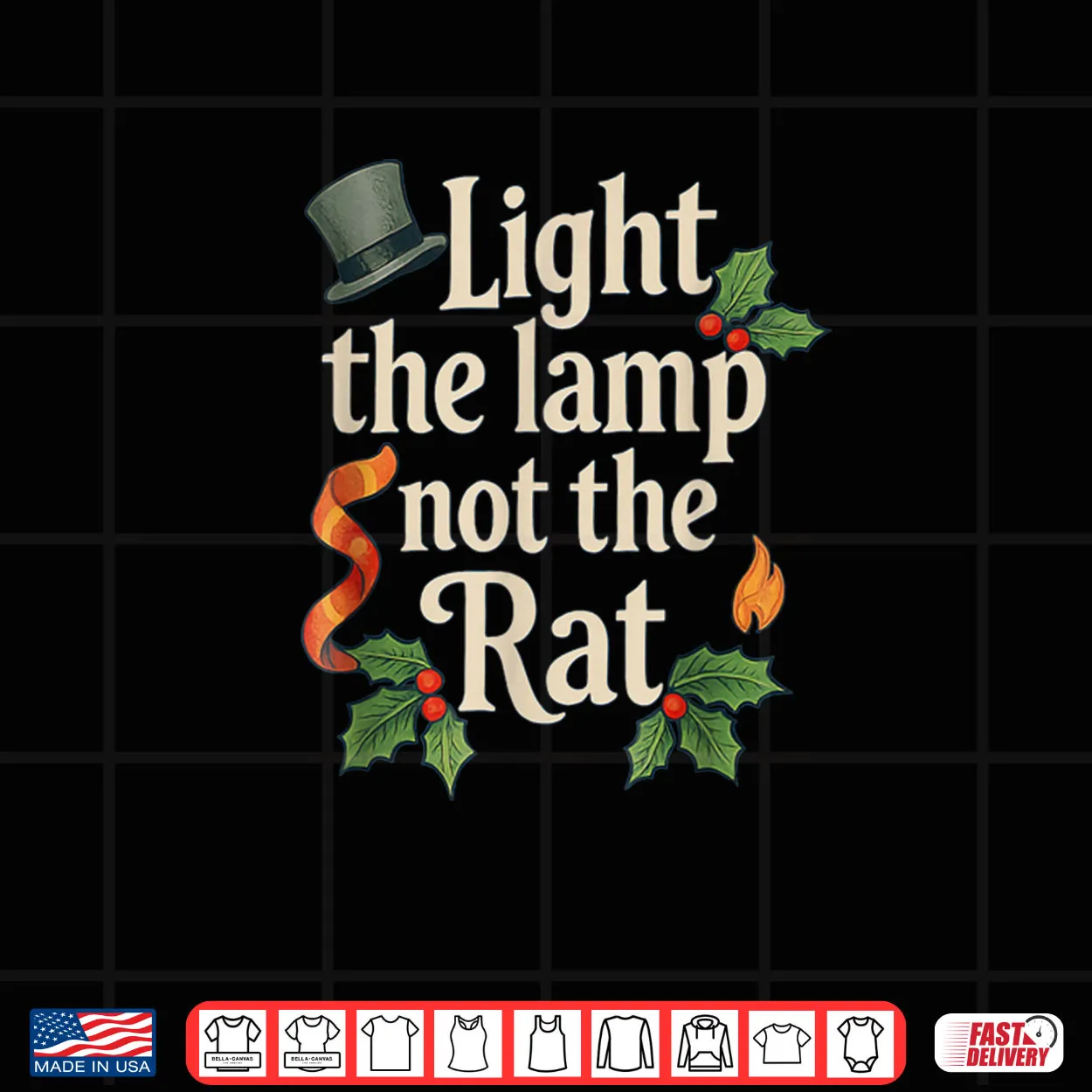 Light The Lamp Not The Rat Funny Christmas Matching Family Shirt Light The Lamp Not The Rat Funny Christmas Matching Family Shirt