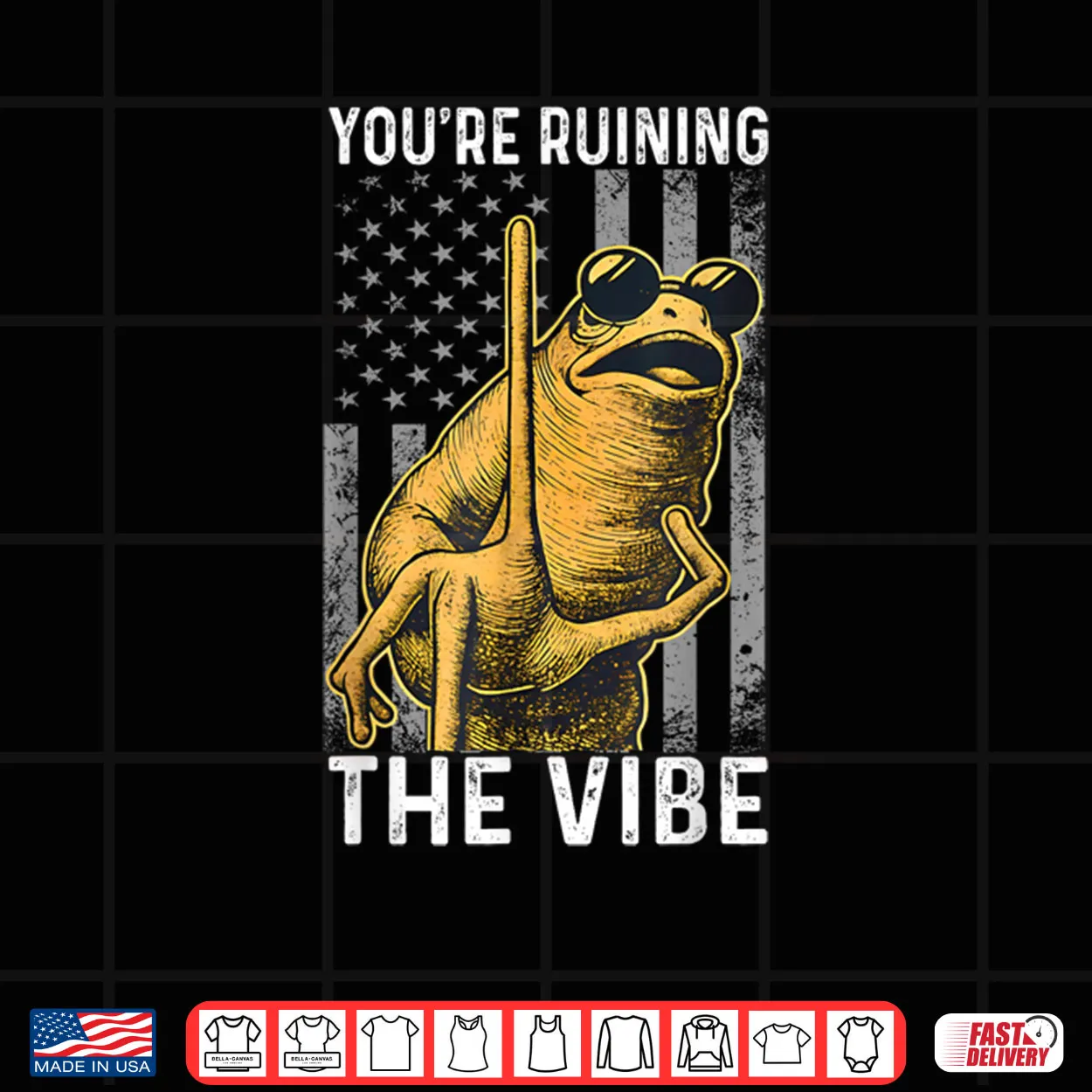 Marcus The Worm You’re Ruining The Vibe American Flag Shirt Marcus The Worm You’re Ruining The Vibe American Flag Shirt