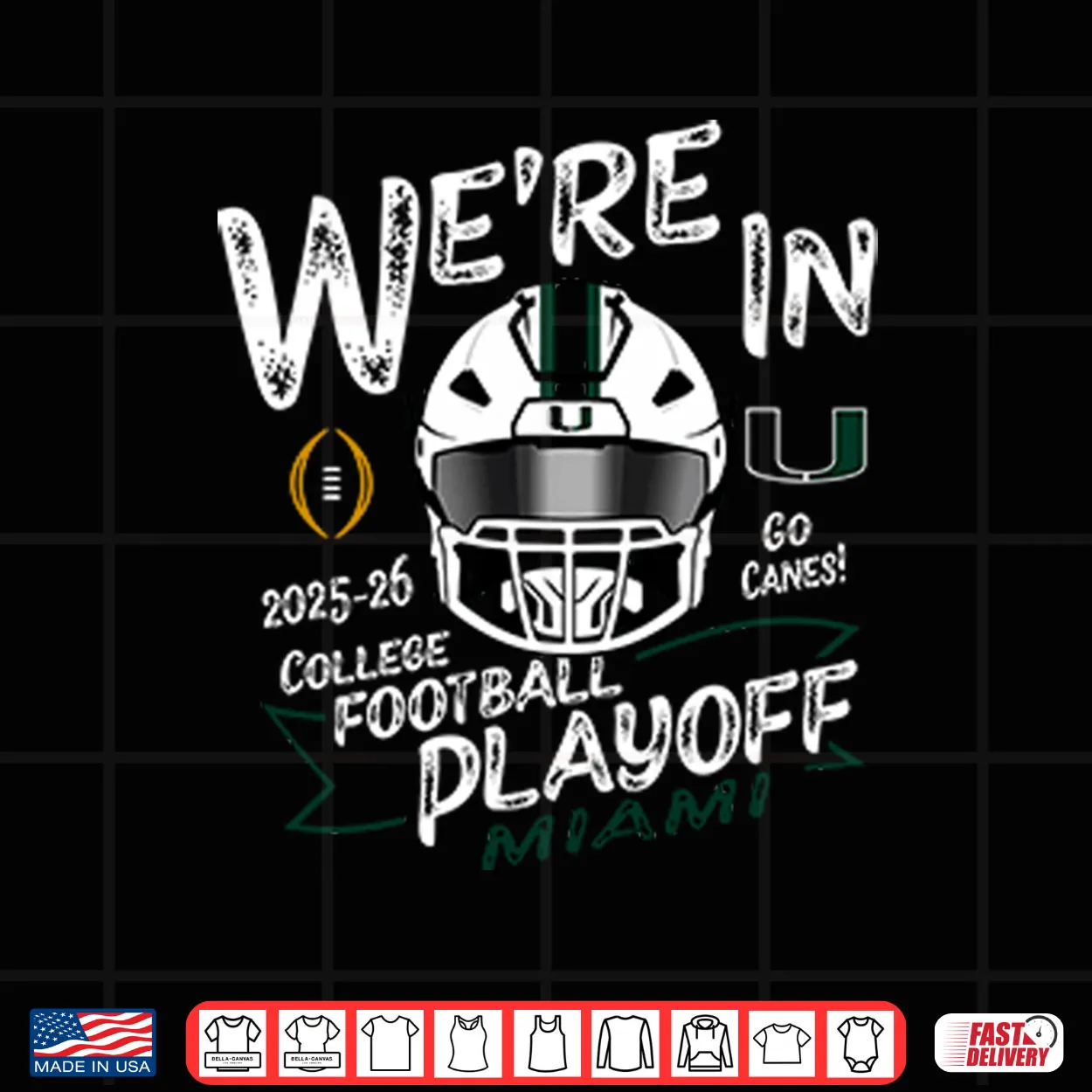 Miami Hurricanes CFP College Football Playoff 2025 26 Shirt Miami Hurricanes CFP College Football Playoff 2025 26 Shirt