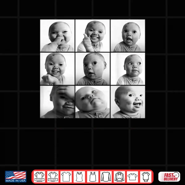 Design Niche Baby Gen Z Meme AI Viral Giggling AI Laughing Shirt