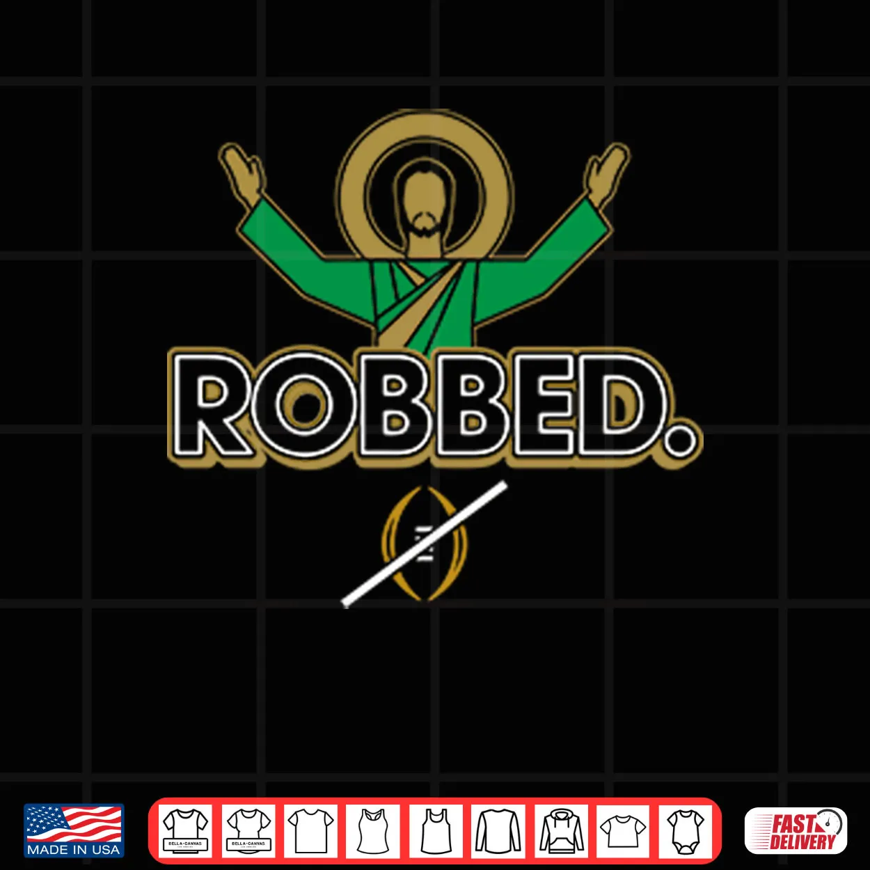 Notre Dame Fighting Irish Robbed College Football Playoff Shirt Notre Dame Fighting Irish Robbed College Football Playoff Shirt