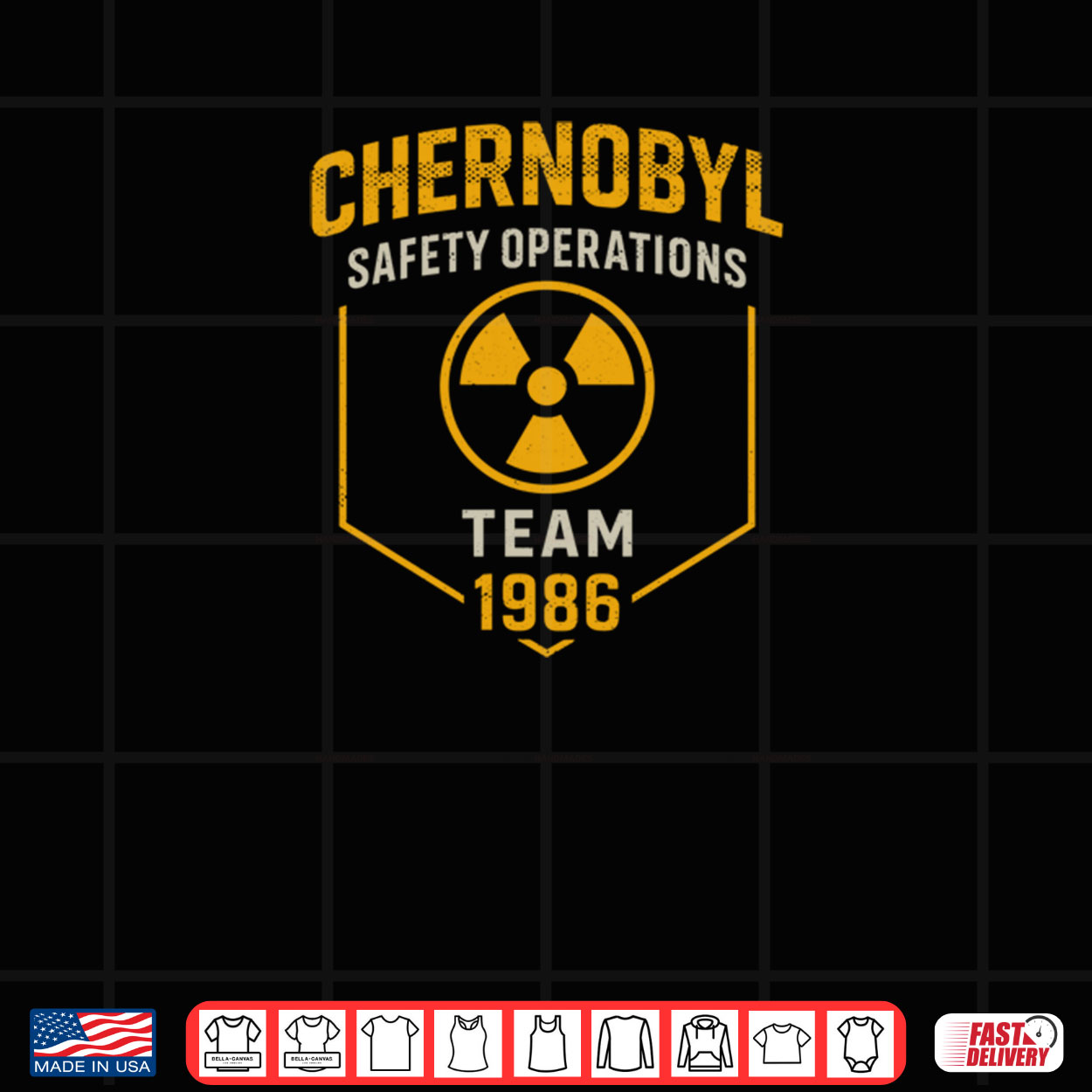Nuclear Power Plant Chernobyl Safety Operations Team 1986 Shirt Nuclear Power Plant Chernobyl Safety Operations Team 1986 Shirt