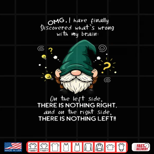 OMG I Have Finally Discovered What's Wrong with My Brain Shirt 4 Design OMG I Have Finally Discovered Whats Wrong with My Brain Shirt