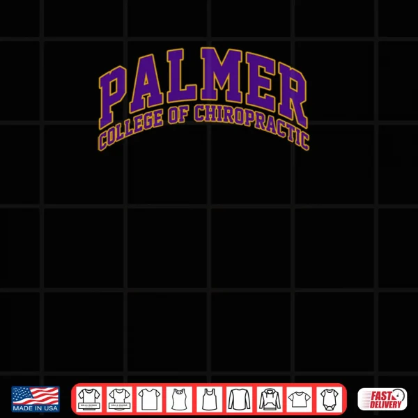 Palmer College of Chiropractic Athletics Vintage Arch Shirt 4 Design Palmer College of Chiropractic Athletics Vintage Arch Shirt