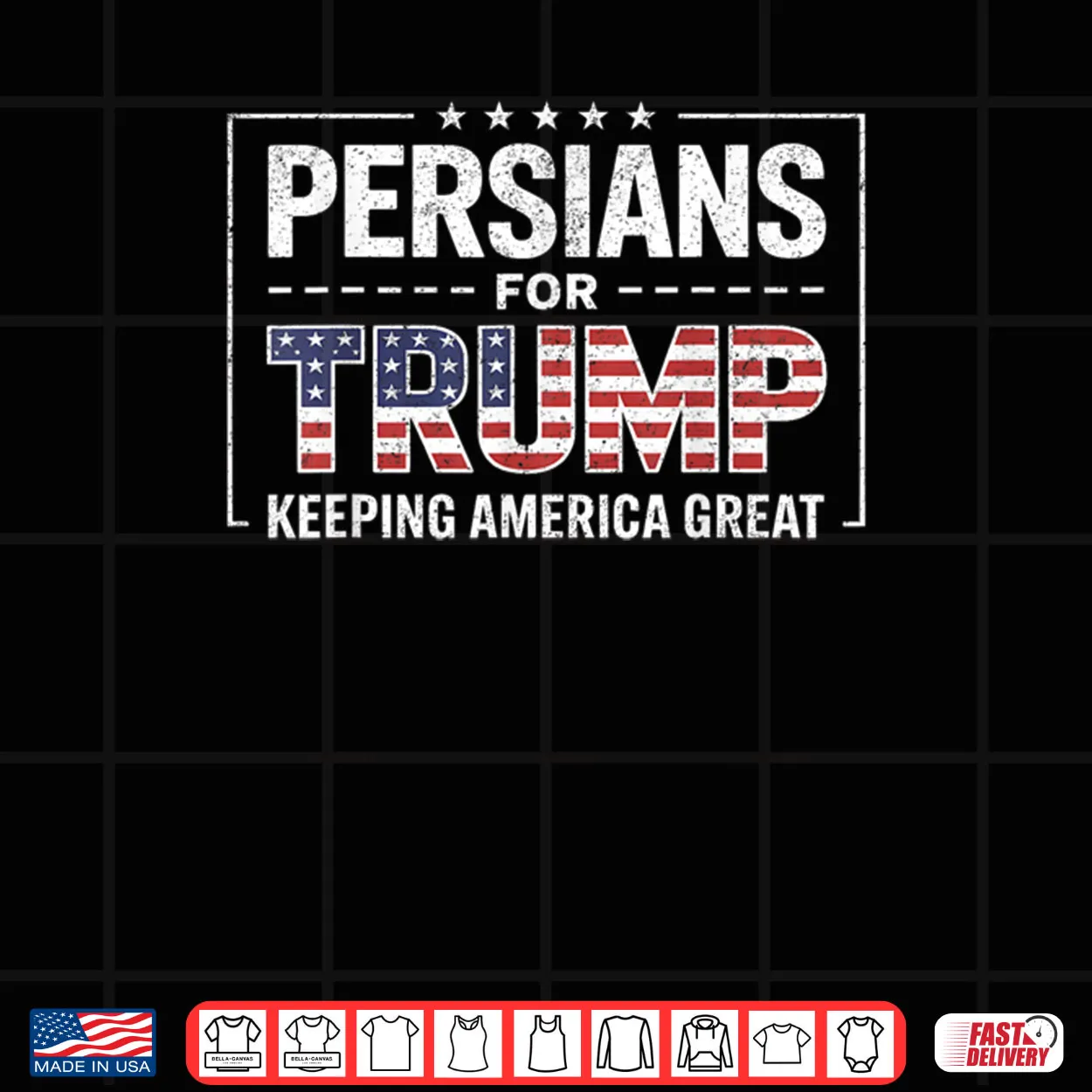 Persians for Trump Keeping America Great Shirt Persians for Trump Keeping America Great Shirt