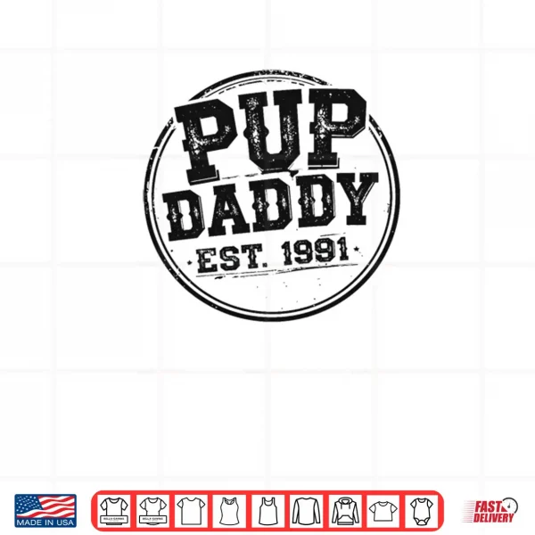 Design Pup Daddy Retro 1991 Shirt 1