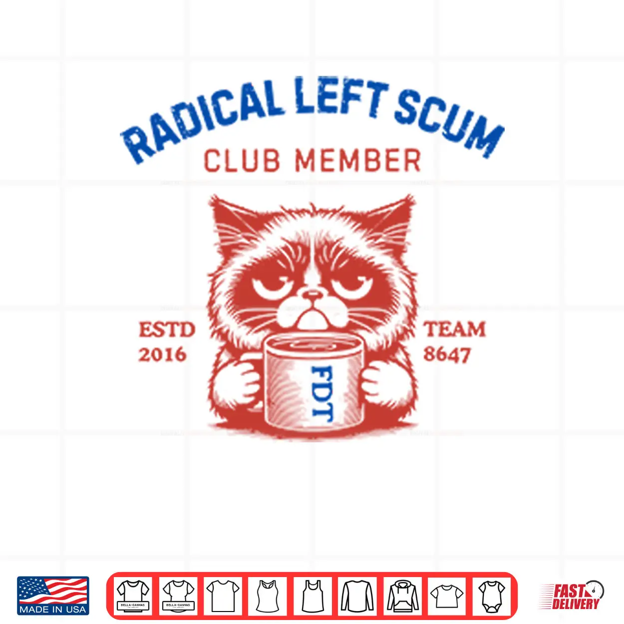 Radical Left Scum Club Member Anti Trump Shirt Radical Left Scum Club Member Anti Trump Shirt