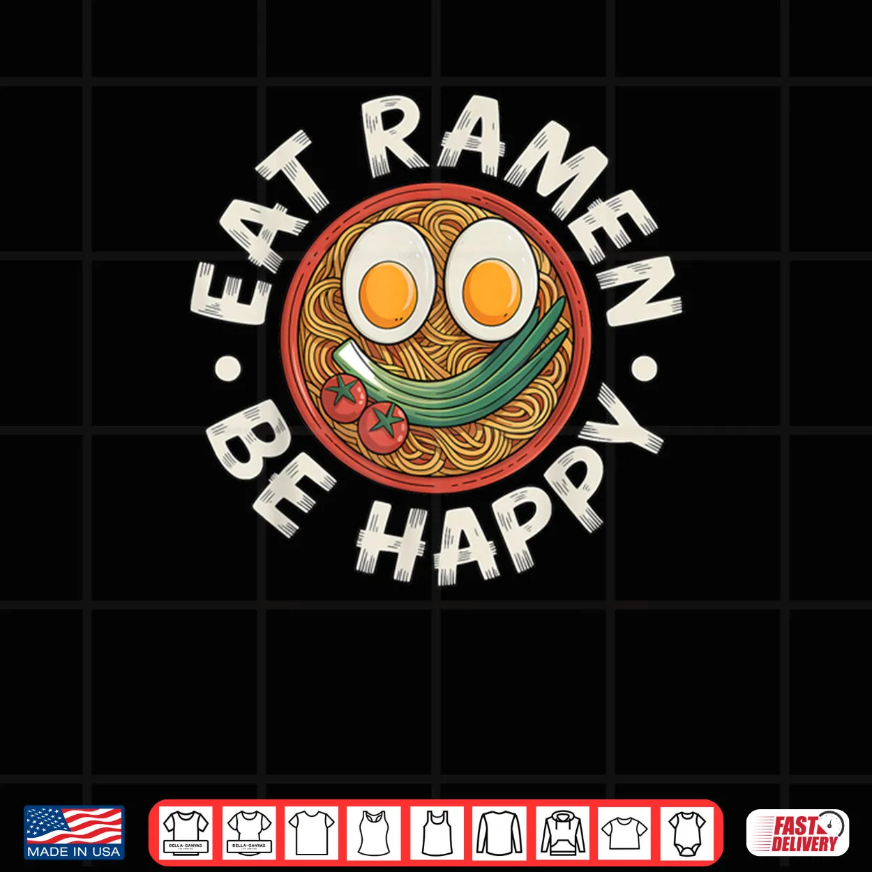 Ramen Shirt Kawaii Style Funny Japanese Anime Graphic Shirt Ramen Shirt Kawaii Style Funny Japanese Anime Graphic Shirt