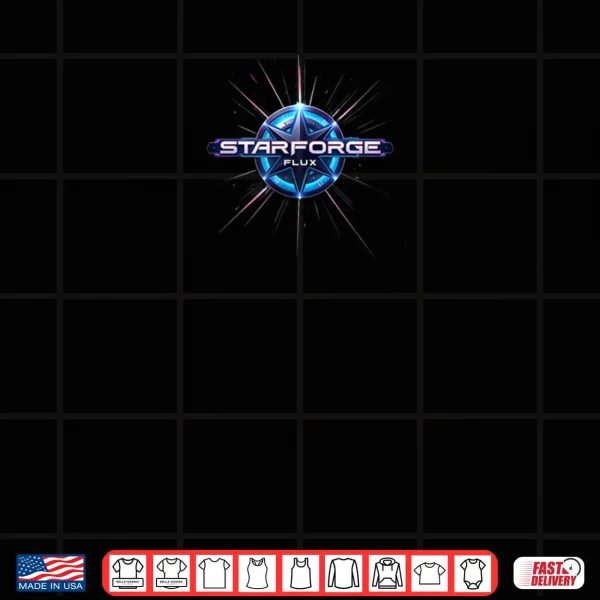 Sci fi Starforge Flux Shirt 3 Design Sci fi Starforge Flux Shirt