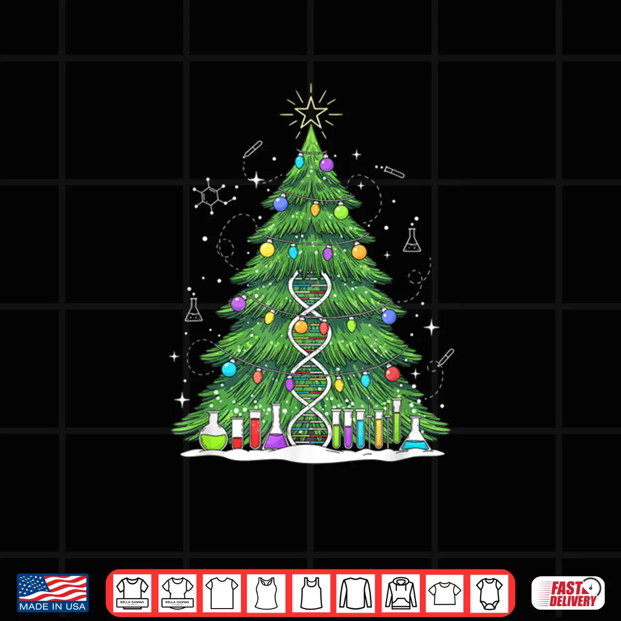 Science & Technology DNA Christmas Tree, Lab Chemistry Tree Shirt Science & Technology DNA Christmas Tree, Lab Chemistry Tree Shirt