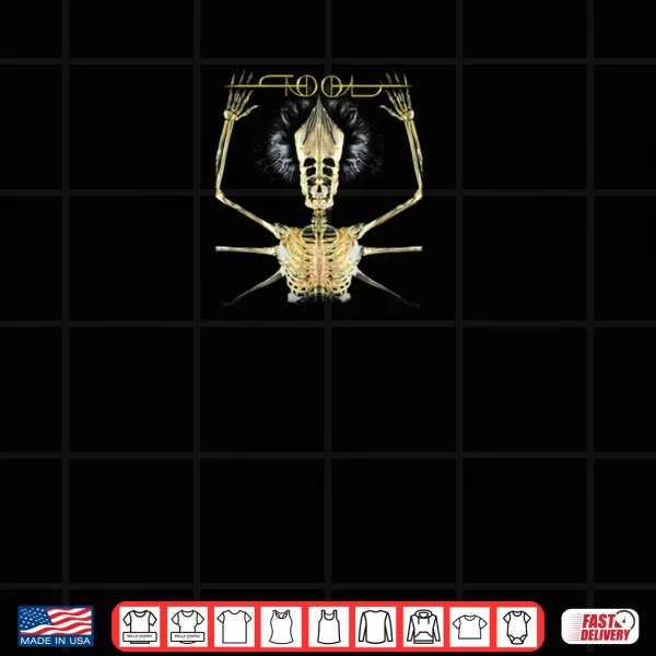 Design Skeleton Vintage Tool Shake Handyma Sarcastic Music Bands Shirt