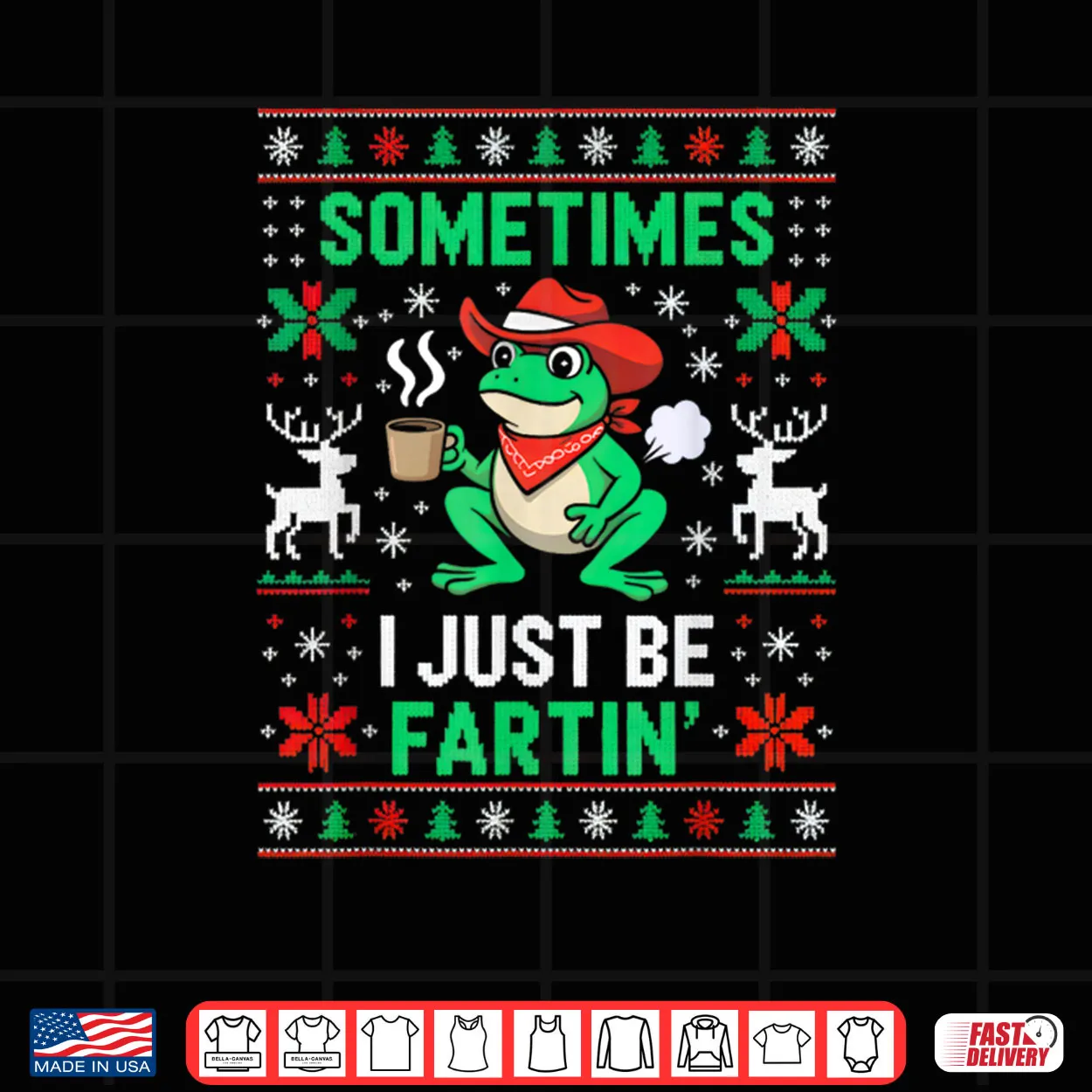 Sometimes I Just Be Farting Funny Frog Christmas Holiday Shirt Sometimes I Just Be Farting Funny Frog Christmas Holiday Shirt