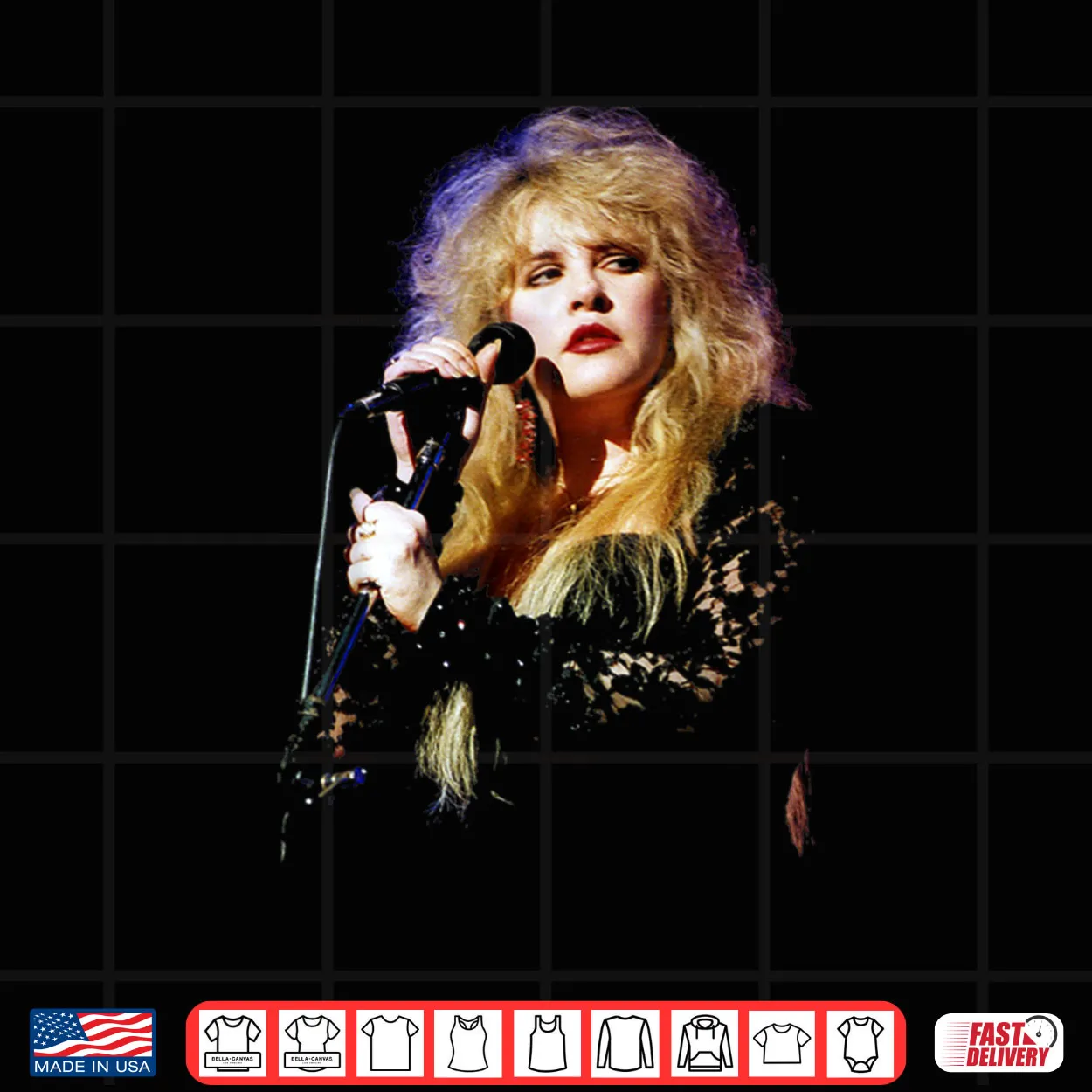 Stevie Nicks Fleetwood Mac Singer Live 1990 Shirt Stevie Nicks Fleetwood Mac Singer Live 1990 Shirt