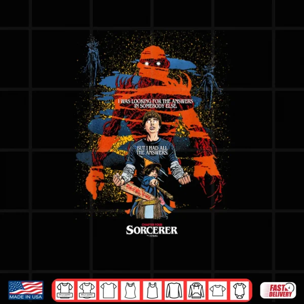 Stranger Things Season 5 x Butcher Billy Sorcerer Shirt 3 Design Stranger Things Season 5 x Butcher Billy Sorcerer Shirt