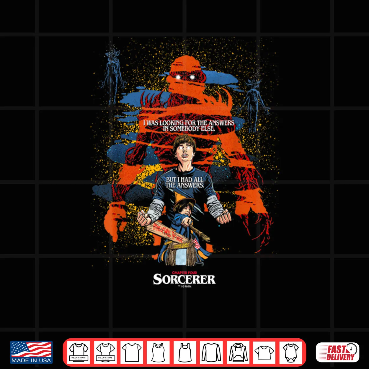 Stranger Things Season 5 x Butcher Billy Sorcerer Shirt Stranger Things Season 5 x Butcher Billy Sorcerer Shirt