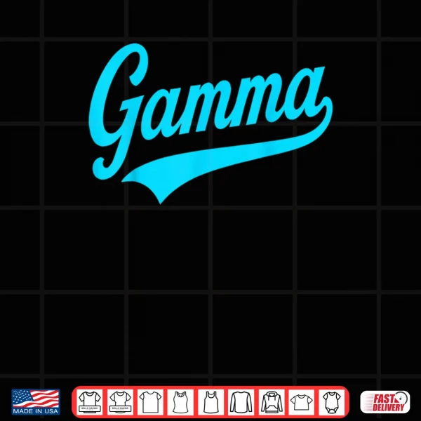 Design Streetwear Retro Gamma Blue Matching Shirt 1