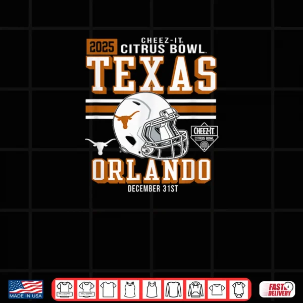 Texas Longhorns Citrus Bowl 2025 Officially Licensed Shirt 3 Design Texas Longhorns Citrus Bowl 2025 Officially Licensed Shirt