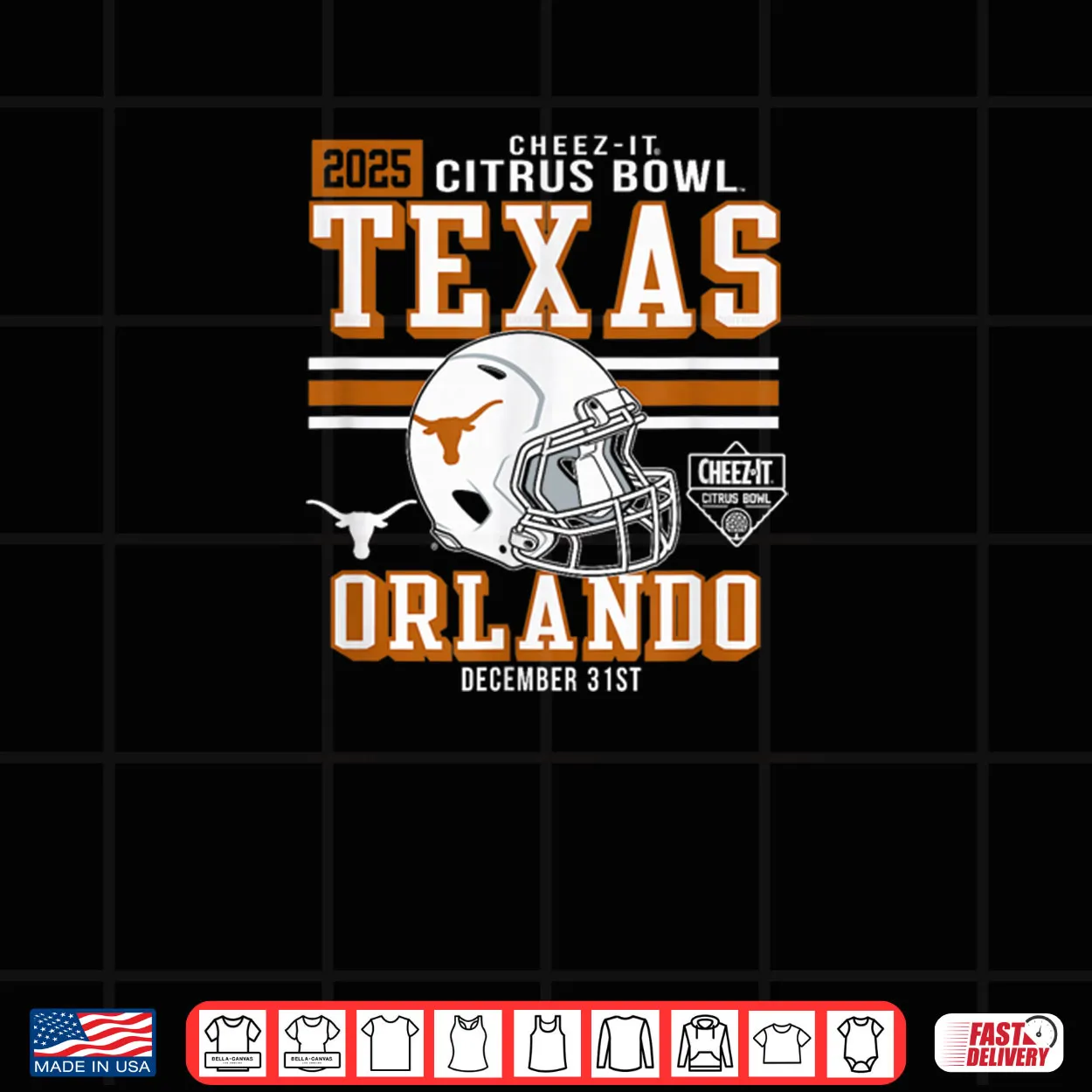 Texas Longhorns Citrus Bowl 2025 Shirt Texas Longhorns Citrus Bowl 2025 Shirt