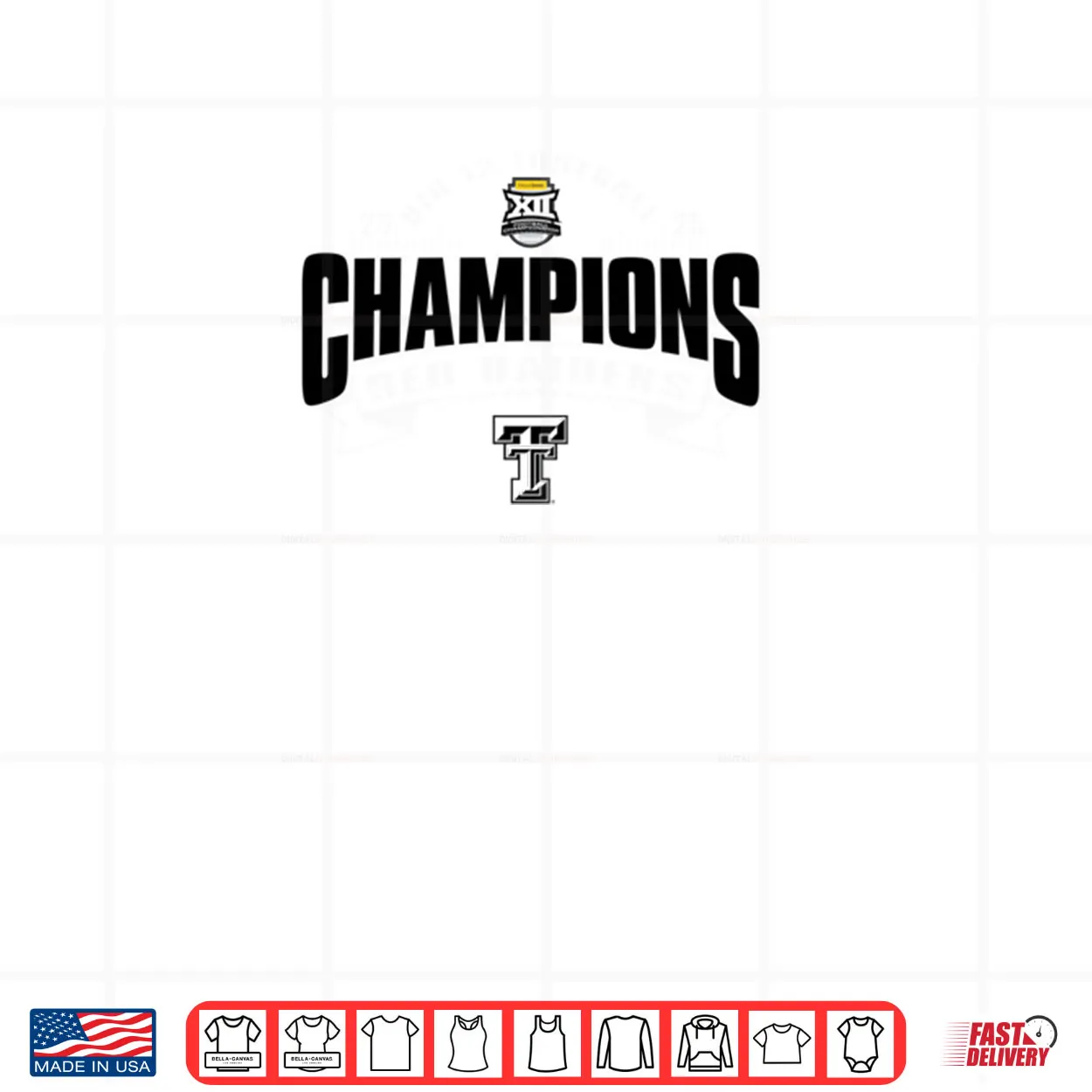 Texas Tech Red Raiders Big 12 Champs 2025 Shirt Texas Tech Red Raiders Big 12 Champs 2025 Shirt