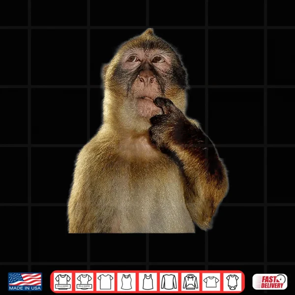 Thinking Monkey Meme Cute Shirt 3 Design Thinking Monkey Meme Cute Shirt