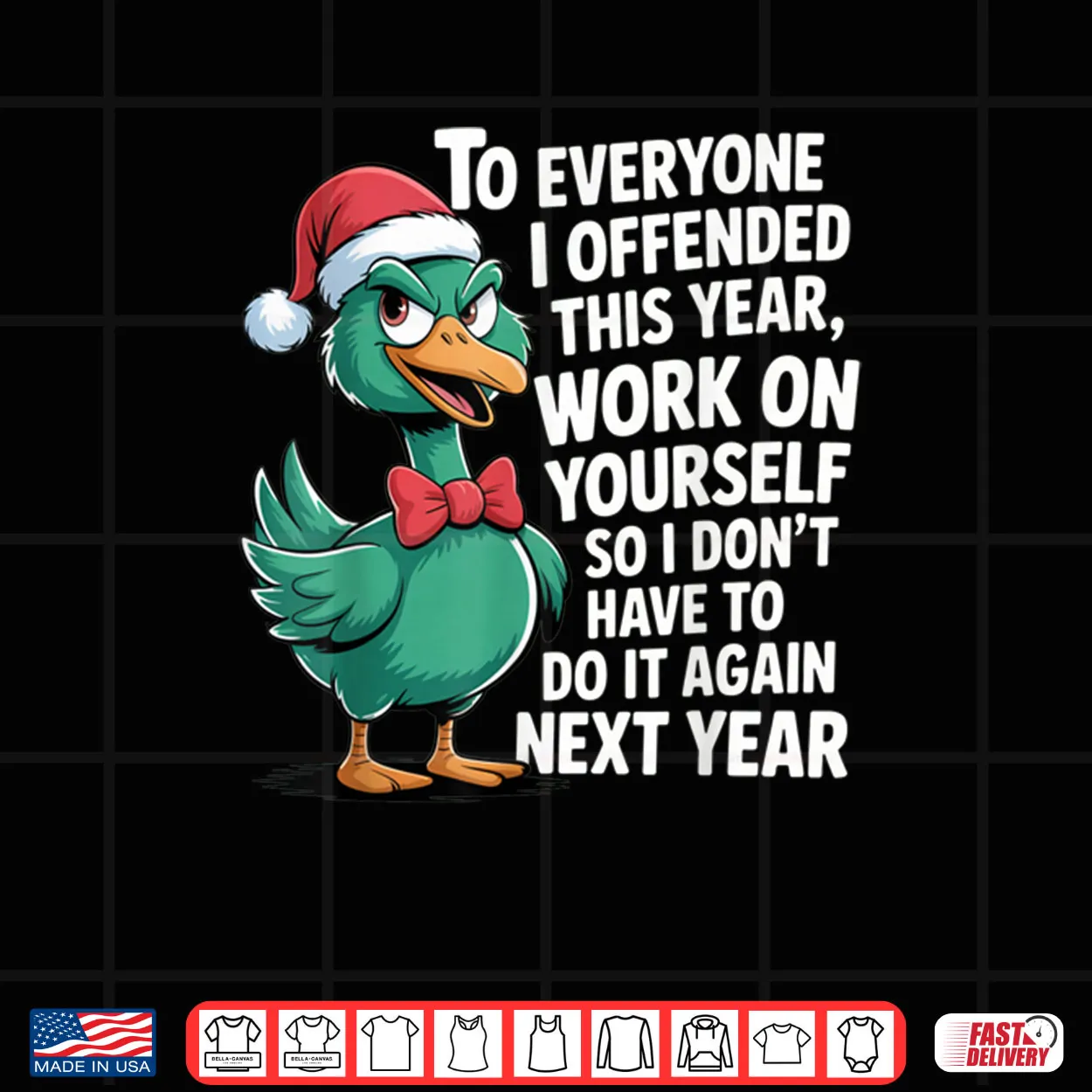 To Everyone I Offended This Year Funny Sarcastic Holiday Shirt To Everyone I Offended This Year Funny Sarcastic Holiday Shirt