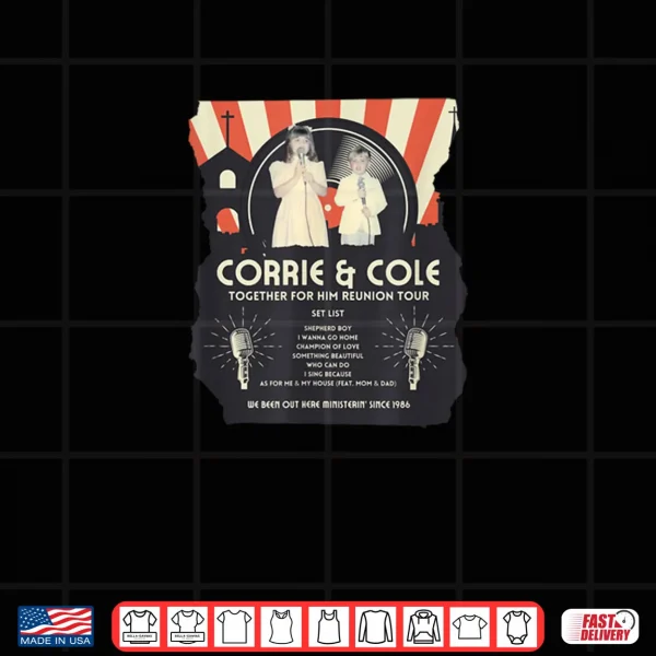Design Together for Him Tour Corrie and Cole Barnett Shirt
