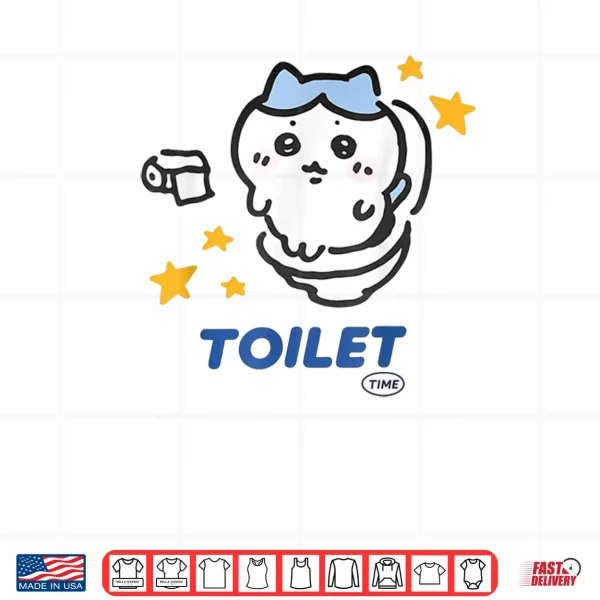 Design Toilet Time Chikawa Meme Shirt