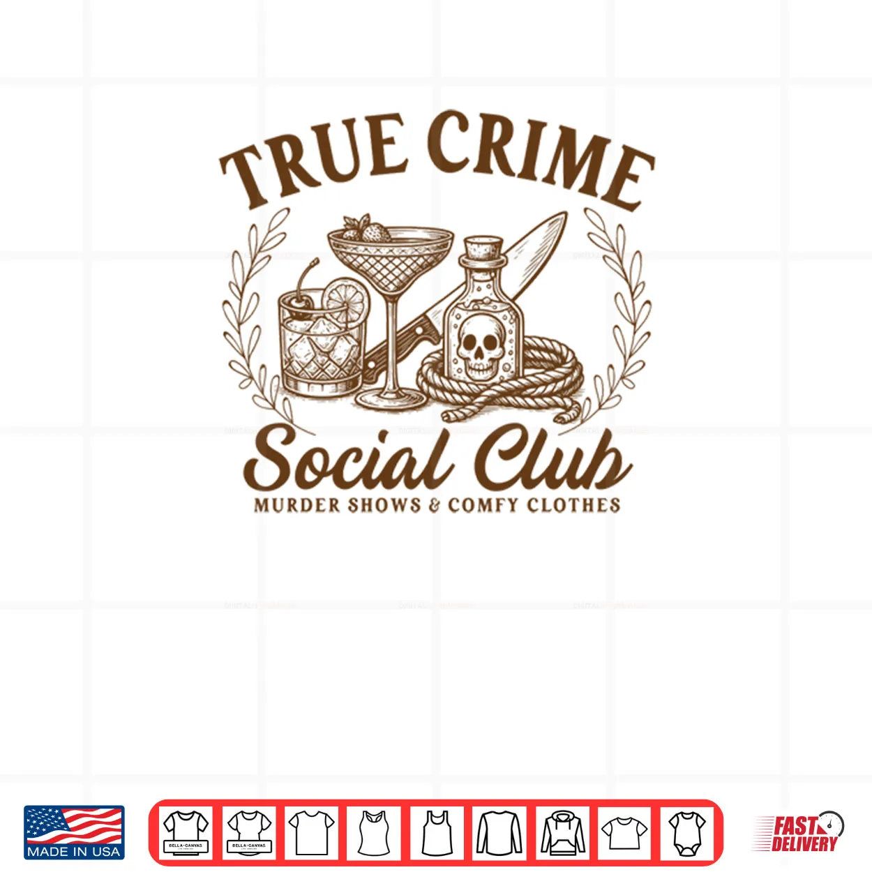 True Crime Fan Social Club Serial Killer Murder Podcast Shirt True Crime Fan Social Club Serial Killer Murder Podcast Shirt