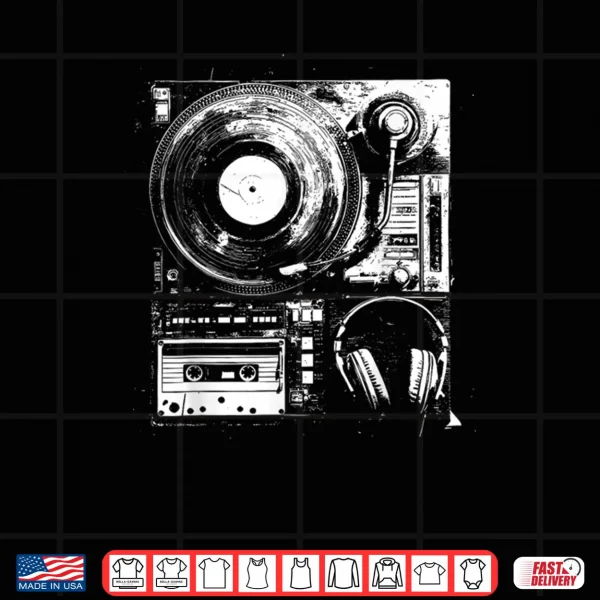 Design Turntable Audiophile Shirt