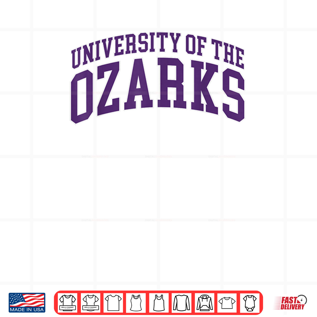 University College Ozarks Athletics Vintage Arch Shirt University College Ozarks Athletics Vintage Arch Shirt