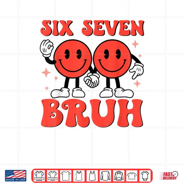 Design Valentines Day Funny 67 Meme Six Seven 6 7 Valentine Hearts Shirt