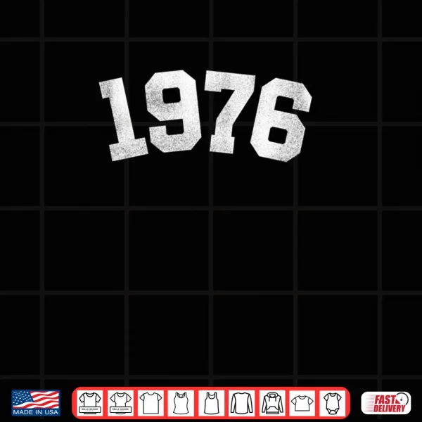 Vintage 1976 50 Years Old 50th Birthday Dad Mom Shirt 4 Design Vintage 1976 50 Years Old 50th Birthday Dad Mom Shirt