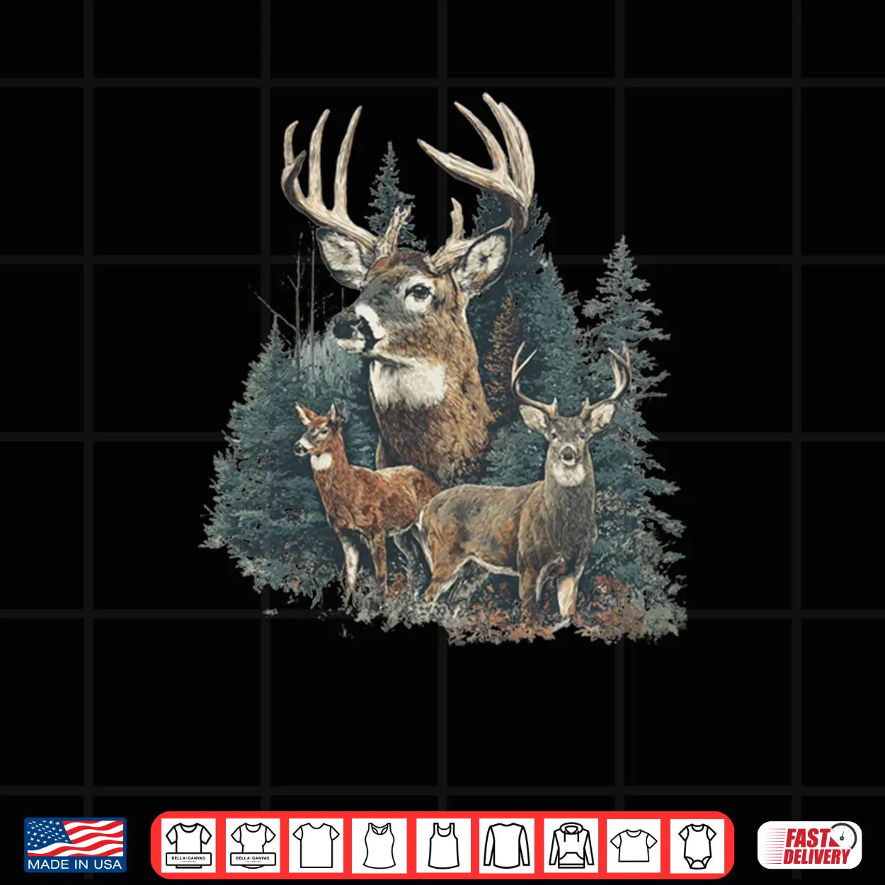 Vintage Deer 90s Graphic Style Hunter Deer Faded Nature Shirt Vintage Deer 90s Graphic Style Hunter Deer Faded Nature Shirt