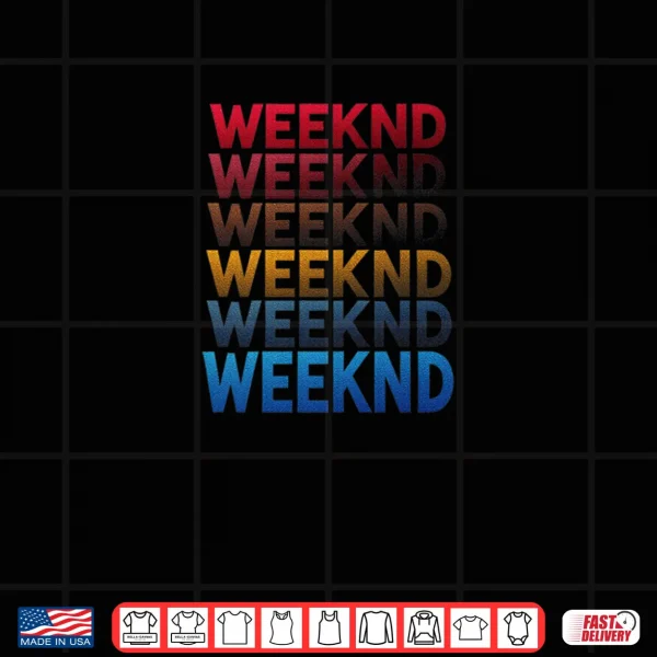 Design Weeknd Typography Shirt