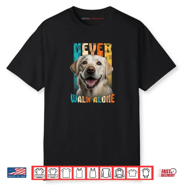 Dog Walker Labrador Retro Shirt
