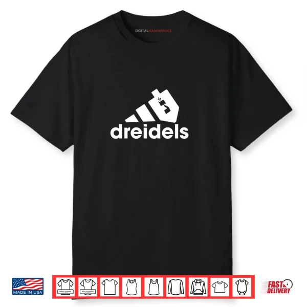 Dreidels Game Hanukkah Gelt Dreidel Champ Menorah Latkes Shirt
