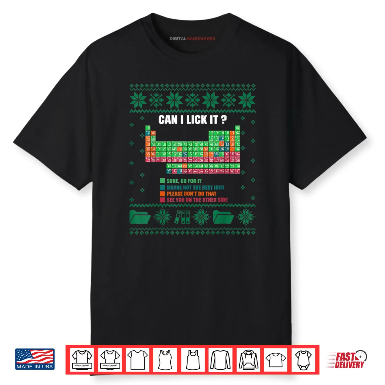Element Can I Lick It Christmas Ugly Shirt Element Can I Lick It Christmas Ugly Shirt
